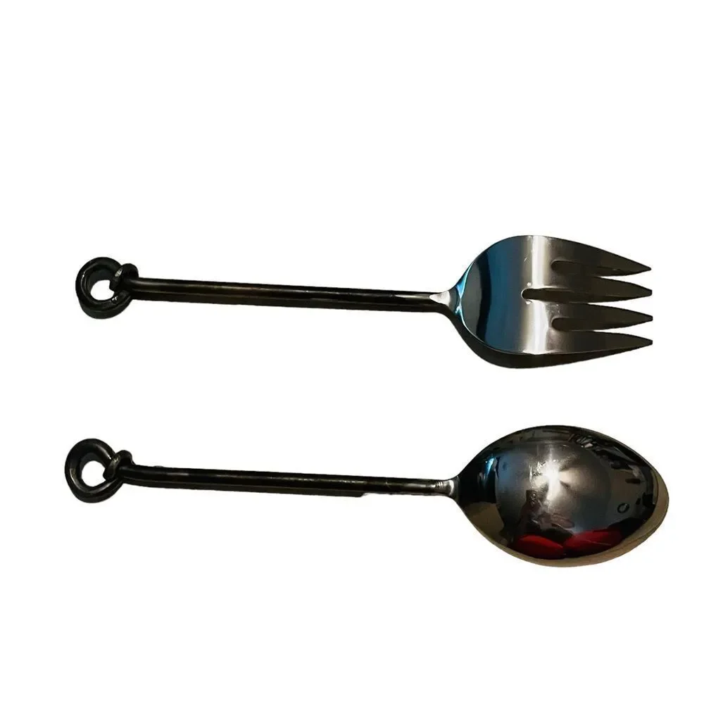 NIB Old River Road Rustic Serving Utensils Set